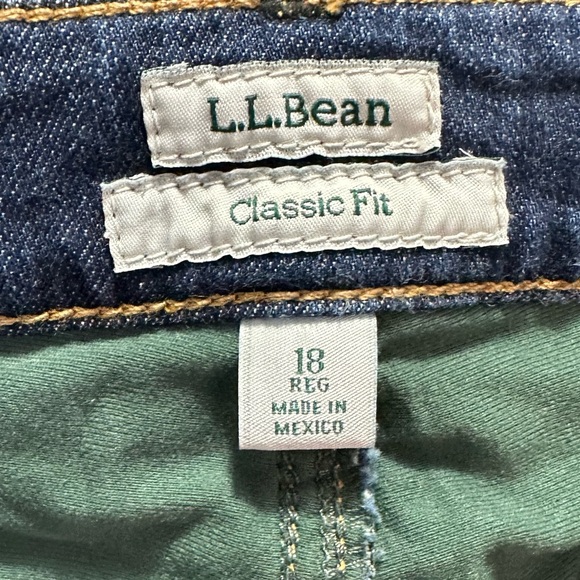 LL Bean Lined Jeans - Picture 3 of 5